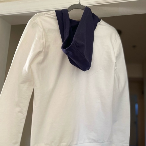 Women Polo Hooded Sweatshirt - Picture 4 of 4